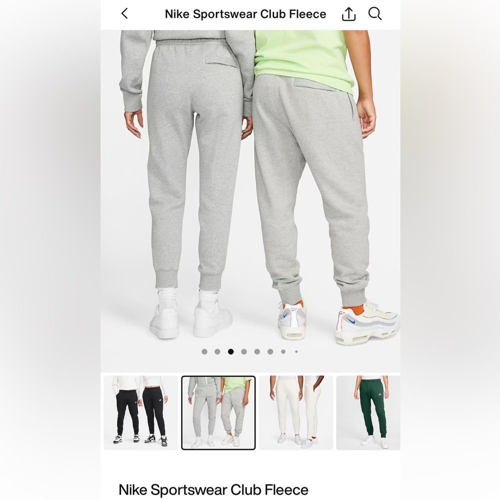 Nike Club Fleece sweatpants XXS